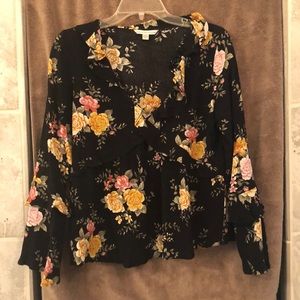 American Eagle Floral Blouse
